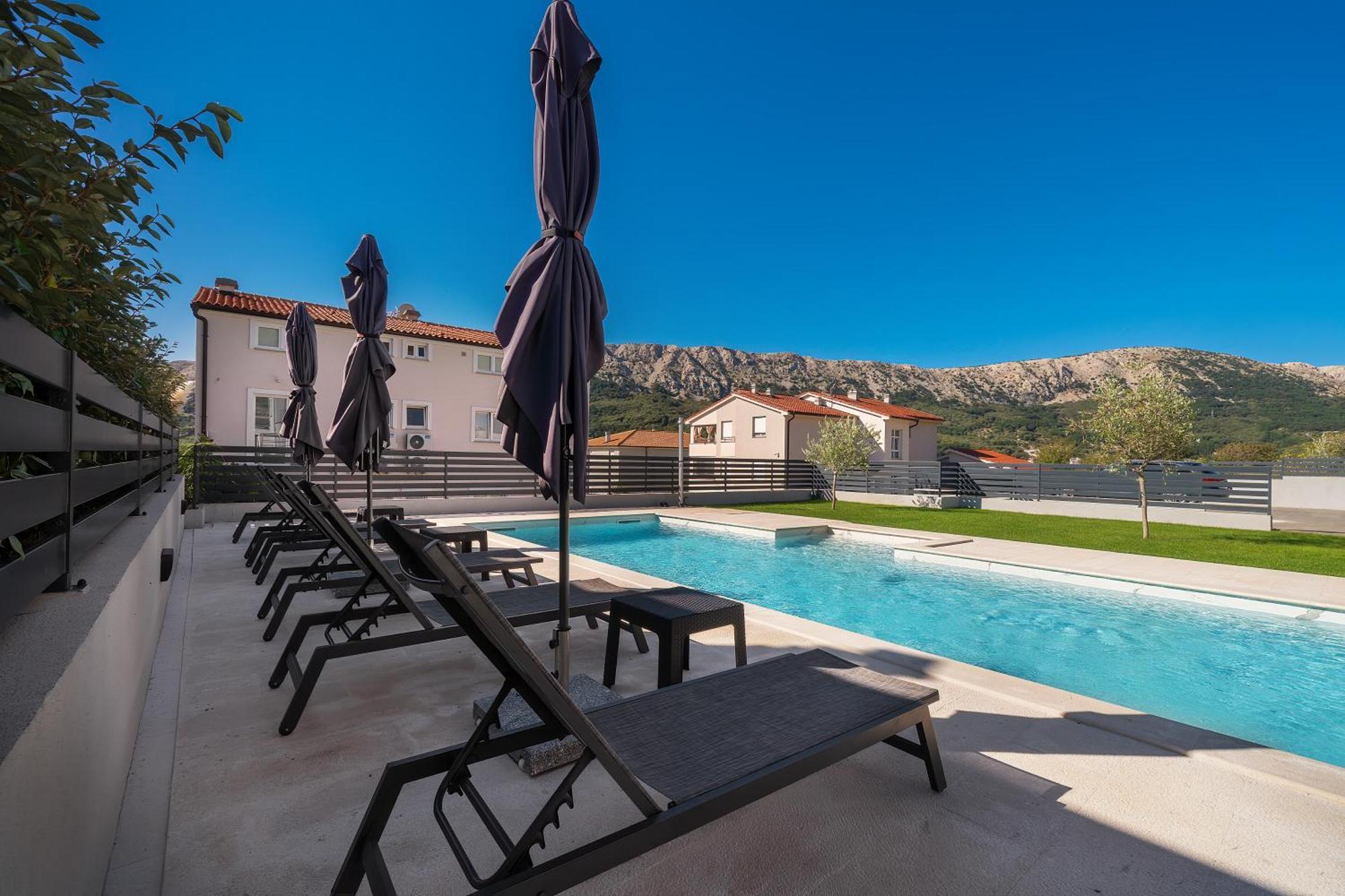 Poolside Apartments Anabella Baška Exterior foto